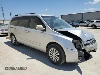 2012 Kia Sedona LX with VIN KNDMG4C74C6485709, listed as a Copart auction lot 67355154 with 196,052 mi miles and Salvage Title. Bid and sale history available at carsss.com. Image 4.