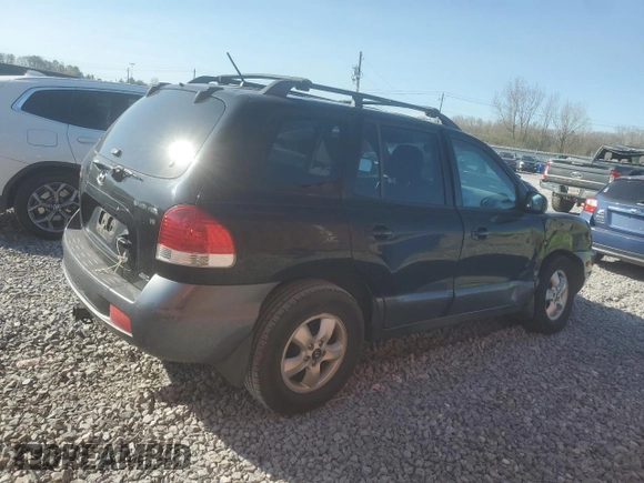 2006 Hyundai Santa Fe GLS with VIN KM8SC73D96U094903, listed as a Copart auction lot 49484945 with 180,838 mi miles and Salvage Title. Bid and sale history available at carsss.com. Image 3.