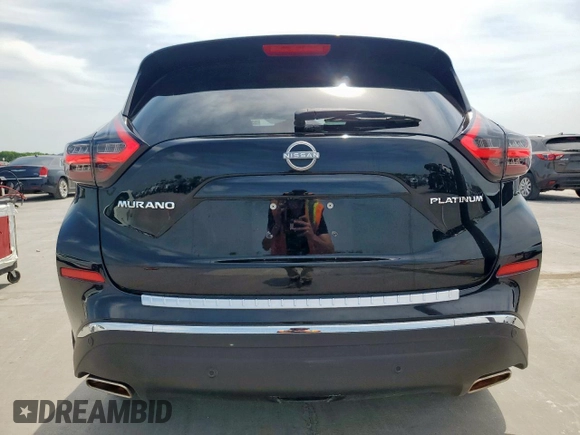 2023 Nissan Murano Platinum with VIN 5N1AZ2DJXPC139095, listed as a Copart auction lot 53687355 with 8,007 mi miles and Non Repairable. Bid and sale history available at DreamBid. Image 6.