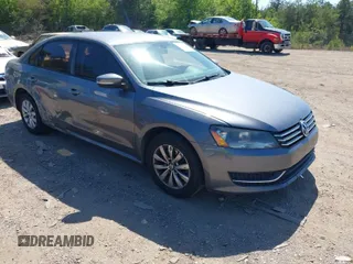 2012 Volkswagen Passat S w/Appearance with VIN 1VWAH7A37CC080086, listed as a IAAI auction lot 42064603 with 188,256 mi miles. Bid and sale history available at carsss.com. Image 1.