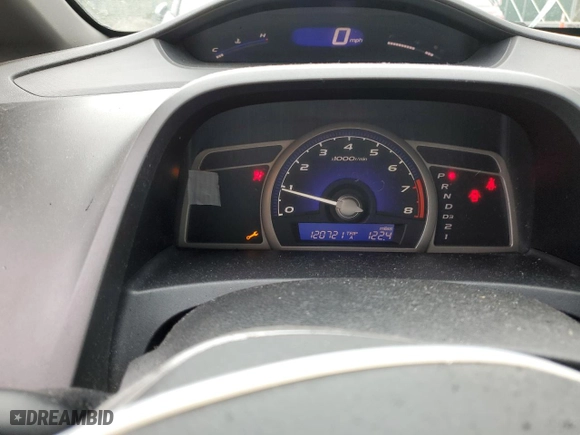 2007 Honda Civic Sdn EX with VIN 1HGFA16887L067823, listed as a Copart auction lot 52708075 with 120,721 mi miles and Salvage Title. Bid and sale history available at carsss.com. Image 9.