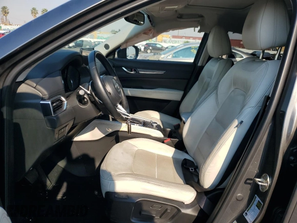 2023 Mazda CX-5 2.5 S Premium Plus Package with VIN JM3KFBEM6P0185977, listed as a Copart auction lot 87872585 with 28,568 mi miles and Salvage Title. Bid and sale history available at carsss.com. Image 7.