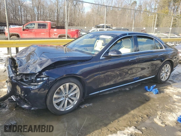 2024 Mercedes-Benz S 580 с VIN W1K6G7GB4RA291945, выставлен на аукционе Copart как лот 41335805 с пробегом Не указан миль и Списание • Salvage title. История ставок и продаж доступна на DreamBid. Изображение 1.