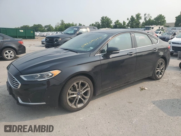 2020 Ford Fusion SEL with VIN 3FA6P0CD0LR178005, listed as a Copart auction lot 59169515 with 66,995 mi miles and Salvage title. Bid and sale history available at DreamBid. Image 1.