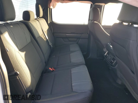 2024 Ford F-150 STX with VIN 1FTEW2KP9RKF20192, listed as a Copart auction lot 46710835 with 743 mi miles and Salvage Title. Bid and sale history available at carsss.com. Image 10.