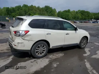 2016 Nissan Pathfinder S with VIN 5N1AR2MM2GC625863, listed as a Copart auction lot 57161845 with 265,973 mi miles and Salvage title. Bid and sale history available at DreamBid. Image 3.