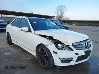 2013 Mercedes-Benz C 350 Sport with VIN WDDGF5HB5DA748460, listed as a IAAI auction lot 41538293 with 96,577 mi miles and . Bid and sale history available at DreamBid. Image 1.