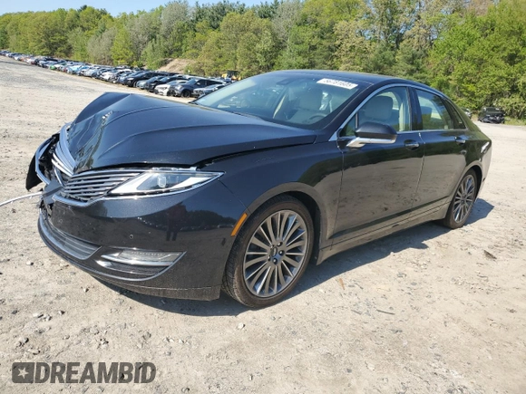 2014 Lincoln MKZ z VIN 3LN6L2JK4ER805421, wystawiony jako Copart lot #56781605 z przebiegiem 90 061 mil mil oraz Tytuł czysty. Historia ofert i sprzedaży dostępna na DreamBid. Obrazek 1.