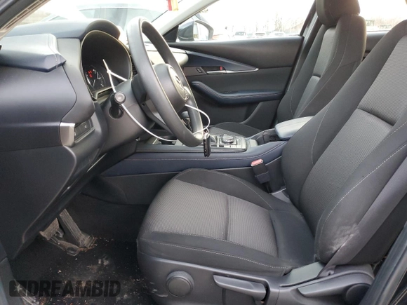 2020 Mazda CX-30 with VIN 3MVDMBBL8LM123778, listed as a Copart auction lot 45567034 with 27,452 mi miles and Salvage Title. Bid and sale history available at DreamBid. Image 7.