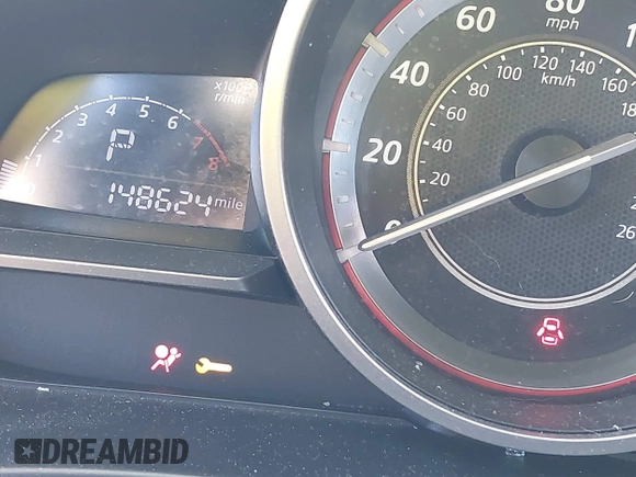 2015 Mazda 3 i Sport with VIN 3MZBM1U72FM210435, listed as a IAAI auction lot 41744470 with 148,624 mi miles. Bid and sale history available at carsss.com. Image 15.