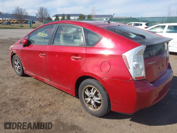 2010 Toyota Prius II with VIN JTDKN3DU4A0040530, listed as a IAAI auction lot 41868220 with 257,601 mi miles and . Bid and sale history available at DreamBid. Image 3.