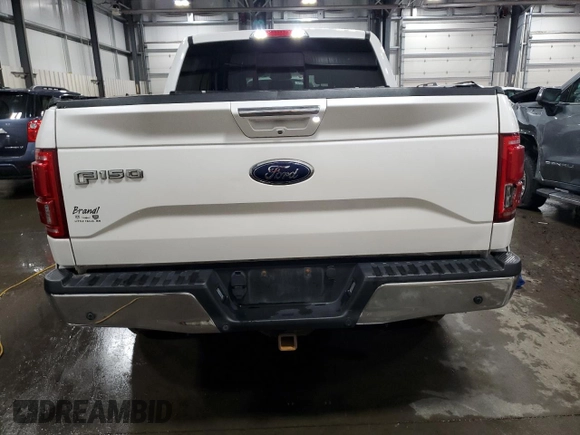 2015 Ford F-150 XLT with VIN 1FTEW1EG5FFA25014, listed as a Copart auction lot 58735625 with 146,657 mi miles and Salvage title. Bid and sale history available at DreamBid. Image 6.