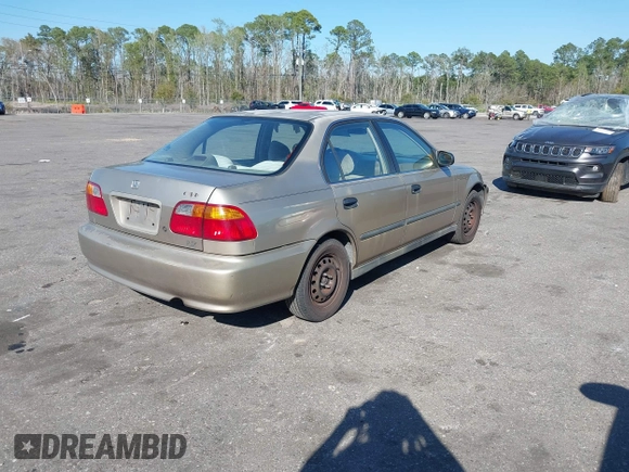 2000 Honda Civic LX with VIN 1HGEJ6577YL022486, listed as a IAAI auction lot 41786438 with 173,488 mi miles and . Bid and sale history available at DreamBid. Image 4.