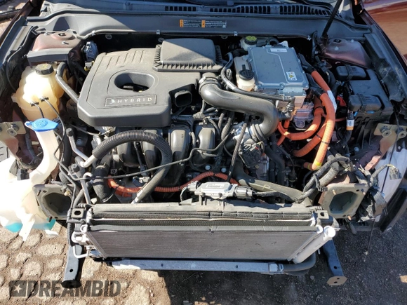 2015 Lincoln MKZ Hybrid with VIN 3LN6L2LUXFR619608, listed as a Copart auction lot 58407575 with 45,710 mi miles and Salvage title. Bid and sale history available at DreamBid. Image 11.