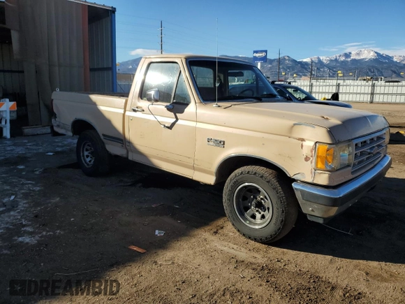 1990 Ford F-150 "S" with VIN 1FTDF15Y9LNA50360, listed as a Copart auction lot 89195765 with 88,604 mi miles and Clean Title. Bid and sale history available at carsss.com. Image 4.