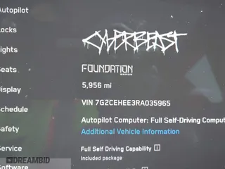 2024 Tesla Cybertruck Cyberbeast with VIN 7G2CEHEE3RA035965, listed as a IAAI auction lot 42040984 with 5,956 mi miles. Bid and sale history available at carsss.com. Image 7.