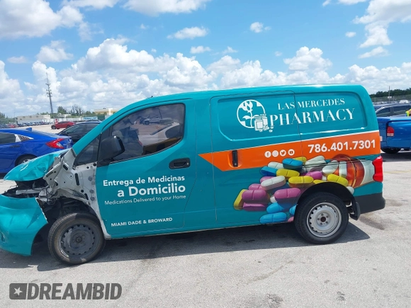 2020 Nissan NV200 SV with VIN 3N6CM0KN1LK709699, listed as a IAAI auction lot 39607271 with 68,740 mi miles and . Bid and sale history available at DreamBid. Image 14.