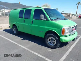 2002 GMC Savana z VIN 1GTHG35R221171014, wystawiony jako IAAI lot #41671654 z przebiegiem Nie podano mil oraz . Historia ofert i sprzedaży dostępna na DreamBid. Obrazek 1.
