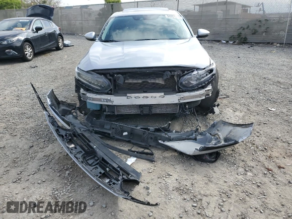 2021 Honda Accord Touring with VIN 1HGCV2F93MA020051, listed as a Copart auction lot 55261215 with 74,978 mi miles and Salvage title. Bid and sale history available at DreamBid. Image 5.