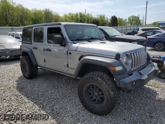 2018 Jeep Wrangler Unlimited Sport S z VIN 1C4HJXDG5JW138664, wystawiony jako Copart lot #52704185 z przebiegiem Nie podano mil oraz Szkoda całkowita • Salvage title. Historia ofert i sprzedaży dostępna na DreamBid. Obrazek 4.