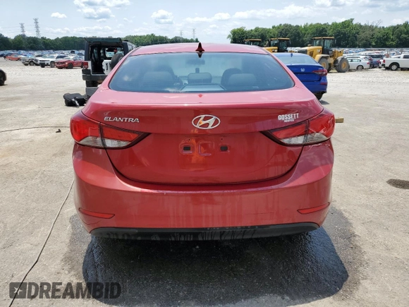 2016 Hyundai Elantra SE с VIN KMHDH4AE4GU515920, выставлен на аукционе Copart как лот 58845475 с пробегом 68 043 миль миль и Списание • Salvage title. История ставок и продаж доступна на DreamBid. Изображение 6.