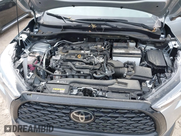 2023 Toyota Corolla Cross L with VIN 7MUAAABG9PV047493, listed as a IAAI auction lot 42441413 with 15,485 mi miles and . Bid and sale history available at DreamBid. Image 10.