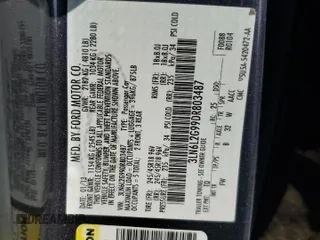 2013 Lincoln MKZ z VIN 3LN6L2G99DR803487, wystawiony jako Copart lot #58232125 z przebiegiem 123 005 mil mil oraz Szkoda całkowita • Salvage title. Historia ofert i sprzedaży dostępna na DreamBid. Obrazek 12.