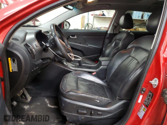 2011 Kia Sportage EX with VIN KNDPCCA28B7030607, listed as a Copart auction lot 51502785 with 200,855 mi miles and Salvage title. Bid and sale history available at DreamBid. Image 7.