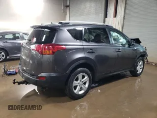 2014 Toyota RAV4 XLE with VIN 2T3RFREV1EW196953, listed as a Copart auction lot 46831595 with 0 mi miles and Salvage Title. Bid and sale history available at carsss.com. Image 3.