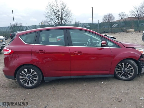 2017 Ford C-Max Energi Titanium with VIN 1FADP5FU5HL102253, listed as a IAAI auction lot 41726641 with 103,614 mi miles. Bid and sale history available at carsss.com. Image 13.