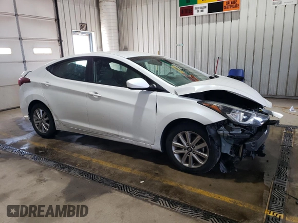 2015 Hyundai Elantra SE z VIN 5NPDH4AE0FH600749, wystawiony jako Copart lot #56636655 z przebiegiem 148 740 mil mil oraz Szkoda całkowita • Salvage title. Historia ofert i sprzedaży dostępna na DreamBid. Obrazek 4.