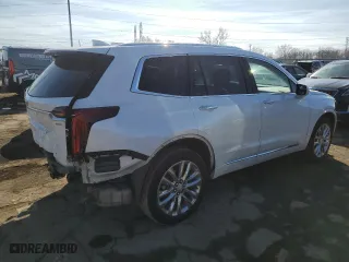 2022 Cadillac XT6 Premium Luxury with VIN 1GYKPDRS8NZ175674, listed as a Copart auction lot 41171264 with 19,718 mi miles. Bid and sale history available at carsss.com. Image 3.