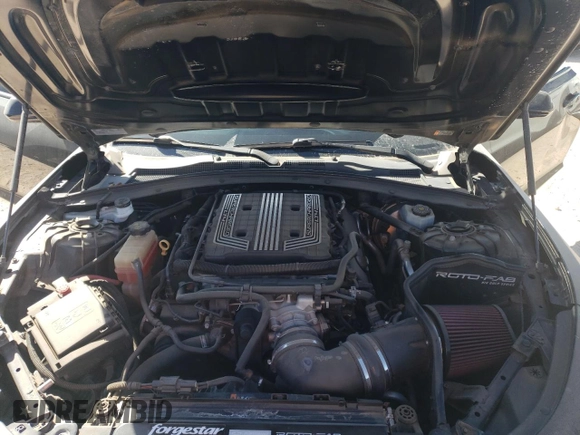2018 Chevrolet Camaro ZL1 with VIN 1G1FJ1R61J0123661, listed as a Copart auction lot 47317855 with 36,043 mi miles and Salvage Title. Bid and sale history available at DreamBid. Image 11.