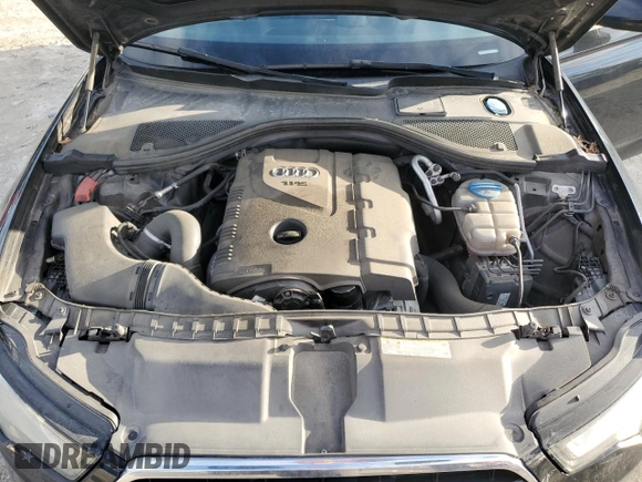 2014 Audi A6 Premium Plus with VIN WAUDFAFC2EN092291, listed as a Copart auction lot 46978435 with 176,555 mi miles and Salvage title. Bid and sale history available at DreamBid. Image 11.