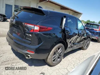 2021 Acura RDX w/A-Spec Package with VIN 5J8TC2H69ML039412, listed as a Copart auction lot 60715524 with 0 mi miles and Salvage Title. Bid and sale history available at carsss.com. Image 3.