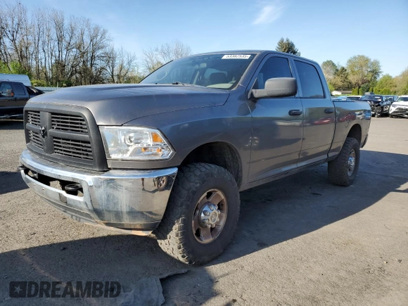 2010 Dodge Ram 2500 ST with VIN 3D7TT2CT1AG158226, listed as a Copart auction lot 53382535 with 170,772 mi miles and Salvage Title. Bid and sale history available at carsss.com. Image 1.