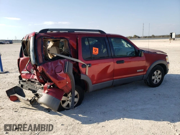 2006 Ford Explorer XLT with VIN 1FMEU73866UA45199, listed as a Copart auction lot 47339355 with 263,716 mi miles and Salvage Title. Bid and sale history available at carsss.com. Image 3.