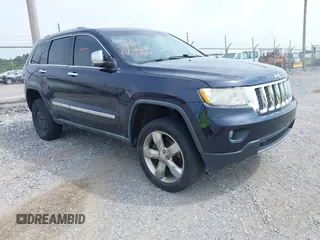 2011 Jeep Grand Cherokee Overland Summit with VIN 1J4RR6GTXBC556831, listed as a IAAI auction lot 42628951 with 188,224 mi miles and . Bid and sale history available at DreamBid. Image 1.