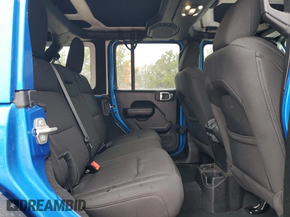 2023 Jeep Wrangler Sport S with VIN 1C4HJXDGXPW692324, listed as a Copart auction lot 41761235 with 15,660 mi miles and Salvage Title. Bid and sale history available at DreamBid. Image 11.