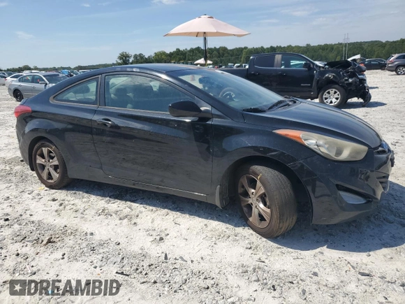 2013 Hyundai Elantra Coupe SE with VIN KMHDH6AE5DU016275, listed as a Copart auction lot 69846214 with 213,981 mi miles and Salvage Title. Bid and sale history available at carsss.com. Image 4.