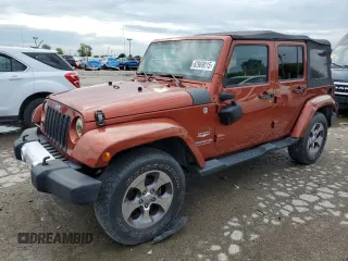 2014 Jeep Wrangler Unlimited Sahara with VIN 1C4BJWEG8EL183930, listed as a Copart auction lot 62969015 with 196,763 mi miles and Clean title. Bid and sale history available at DreamBid. Image 1.