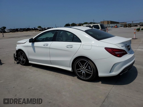 2019 Mercedes-Benz CLA with VIN WDDSJ4EB7KN739207, listed as a Copart auction lot 55216433 with 20,506 mi miles. Bid and sale history available at carsss.com. Image 2.