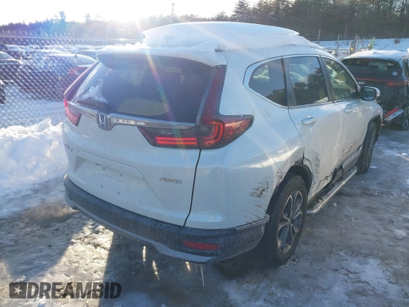 2021 Honda CR-V EX-L with VIN 2HKRW2H83MH634505, listed as a IAAI auction lot 41530499 with 76,000 mi miles and . Bid and sale history available at DreamBid. Image 4.