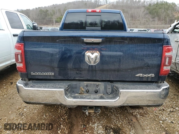 2022 Ram 2500 Laramie with VIN 3C6UR5FL9NG309322, listed as a Copart auction lot 43839795 with 112,037 mi miles and Salvage Title. Bid and sale history available at carsss.com. Image 6.