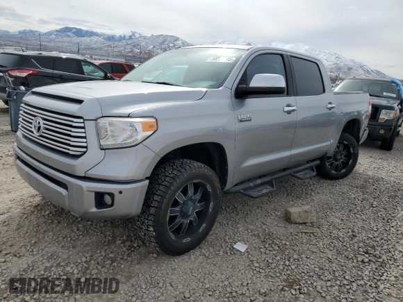 2016 Toyota Tundra 4WD Truck Platinum with VIN 5TFAW5F16GX550370, listed as a Copart auction lot 50226495 with 111,812 mi miles and Salvage Title. Bid and sale history available at carsss.com. Image 1.