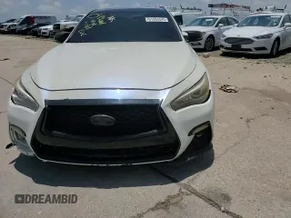 2014 Infiniti Q50 with VIN JN1BV7AP9EM683494, listed as a Copart auction lot 61565545 with Not provided miles and Salvage title. Bid and sale history available at DreamBid. Image 14.