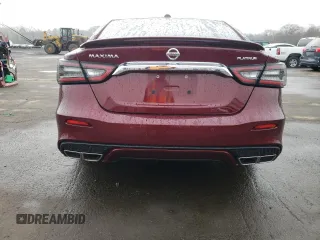 2020 Nissan Maxima Platinum with VIN 1N4AA6FV7LC368384, listed as a Copart auction lot 54126325 with Not Provided miles and Salvage Title. Bid and sale history available at DreamBid. Image 6.