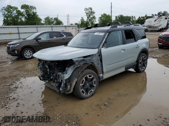 2021 Ford Bronco Sport Outer Banks with VIN 3FMCR9C61MRA96746, listed as a Copart auction lot 61356745 with 69,431 mi miles and Clean title. Bid and sale history available at DreamBid. Image 1.