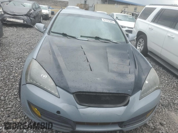 2010 Hyundai Genesis Coupe with VIN KMHHT6KD0AU011874, listed as a Copart auction lot 61757505 with Not provided miles and Clean title. Bid and sale history available at DreamBid. Image 5.