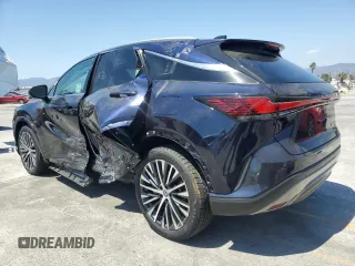 2025 Lexus RX 350h with VIN 2T2BBMCA7SC085065, listed as a Copart auction lot 59034485 with 329 mi miles and Salvage title. Bid and sale history available at DreamBid. Image 2.